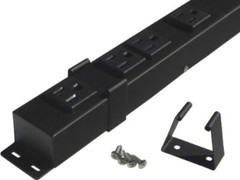 24″ 6 TR Outlets Hardwired Power Strip, HR206V1