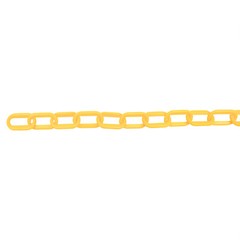 200ft Plastic Barrier Chain Yellow Chain Safety Chain Barrier Fits Crowd Control