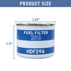 Fuel Filter Fit For Massey Ferguson 135, 150, 165, 175, 180, 230, 235, 245,1080+