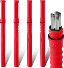 4 Red Welding Rod Storage 40 Inch Tig Rod Storage Canisters Welding Electrode