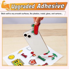 Koala 4×6 Inch Glossy Sticker Paper for Inkjet and Laser Printer, 50 White