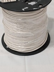 SOUTHWIRE Machine Tool Wire 14 AWG, White, 500′ L, Polyvinylchloride 411030501