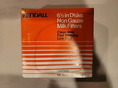 Kendall New Farm Milk Filter 6 1/2″ Strainer Discs In Damaged Box (100x) (NIDSB)