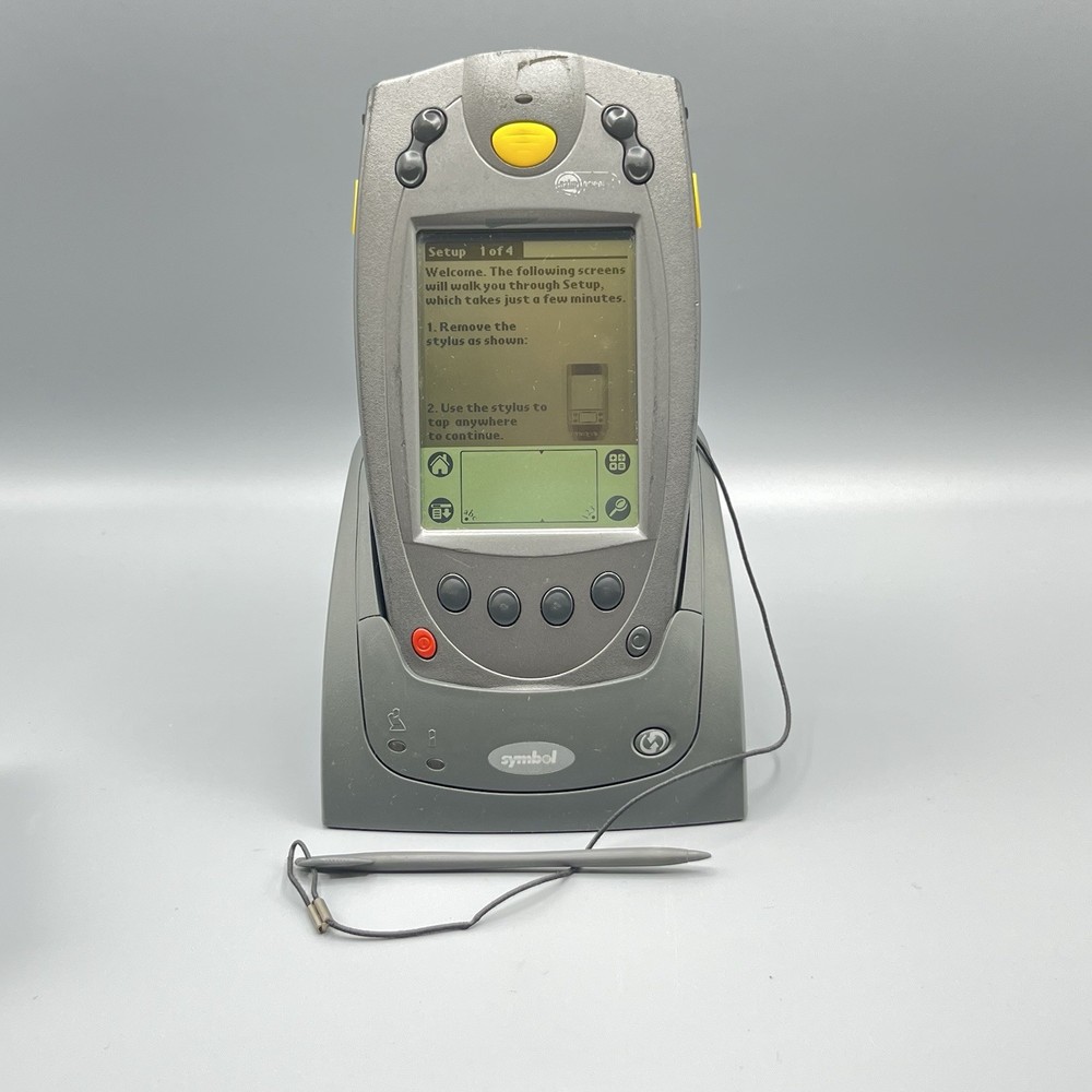 Symbol PTPT1800 Barcode Scanner Terminal SPT1800 TRG80400 CRD1800 Dock Tested