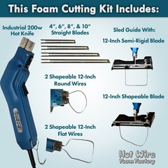 Industrial Hot Knife Foam Cutter/Groove Kit #035I-KIT