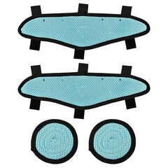 Hard Hat Top Pads and Sweatbands for Safety Helmet, Washable Cooling Liner
