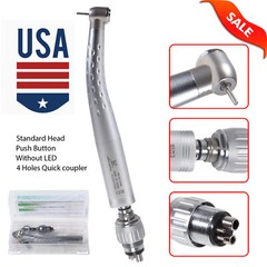 USA Dental High Speed Turbine Handpiece Standard Head w/ 4Hole Quick Coupler GB4