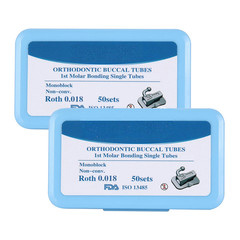 Dental Orthodontic 1st Molar Buccal Tubes Bondable Non-Conv Roth. 022