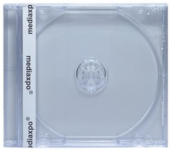 50 Black & Clear STANDARD CD Album Jewel Case 10.4mm Spine Size