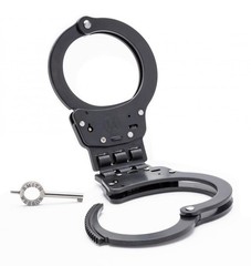 Smith & Wesson 300 Hinged Double Locking Police Handcuffs – Blued Finish 350095