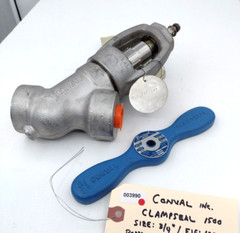* Conval ClampSeal 0.75-12G2-SA182 3/4″ Y Globe Valve Series 1500 1120F
