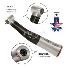 Abdent Dental 1:5 LED Fiber Optic Increasing Contra Angle Handpiece CE New