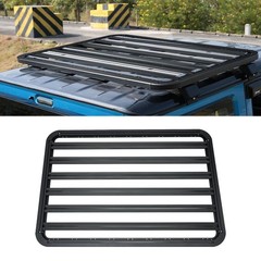 63×43 Universal Aluminum Platform Flat Roof Rack 330lbs Car Top Cargo Carrier