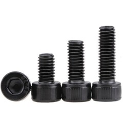 M5 – 0.8 Black 304 Stainless Steel Socket Head Caps Screws Metric DIN 912 A2