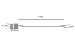 Handheld Antenna Cable SMA Male to UHF SO-239 Female Connectors 6” Pack of 2…
