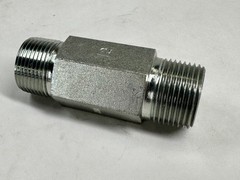 HEX NIPPLE 3/4″ Male NPT Thread x 3″ Long, Plated