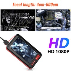 Industrial Endoscope 1080P HD 4.3” LED Screen Borescope Inspection Snake Camera