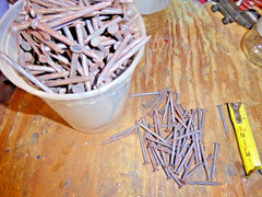 2”- Fluted Hardened Concrete Masonry nails –Carbon steel 4.5 pounds