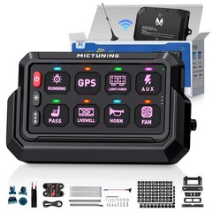 Wireless RGB Switch Panel LED Control Toggle Momentary Strobe Circuit Relay Box