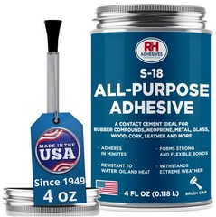 S-18 All-Purpose Adhesive, 4 oz. can – Multi-Purpose, Rubber, Metal, Leather,…