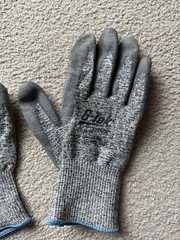 G-Tek Polykor PIP Industrial Products 16-530/ XXL Work Gloves Heather Grey Blue