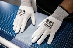Majestic 37-3435 Cut-Less Dyneema Glove MED White 12 Pairs for Automotive
