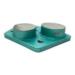 3 Pack Trapezoidal Grinder Tooling Medium Bond for Bolt on Grinder 120/140 Grit