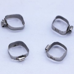 80Pcs Dental Orthodontic 16#-35 Bands with Buccal Tube 1st Molar MBT.022 U2/L1