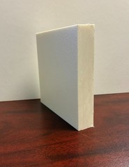 HDPE (High Density Polyethylene) Plastic Sheet 3/8″ x 6″ x 18″ White Color