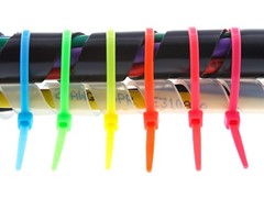 Secure 4 Inch Neon Green 18 lb Miniature Nylon Cable Tie – 4 Inch,