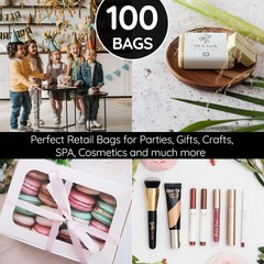 Choice Marts Merchandise Bags 100 Black 9″x12″ 9 inches by 12 inches,