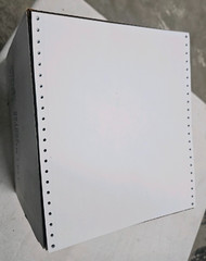 Willamette Computer Printout Paper, 1-Part, 20 lb Bond Weight, 9.5 x 11, White