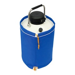 10L Liquid Nitrogen Container LN2 Nitrogen Cryogenic Container Tank 5cm Caliber