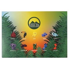 Monteverde MV12379 10 Piece Fountain Pen Ink Bottle Gift Set-Jungle Ink