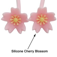 35 PCS Cherry Blossom Gel Pen Romantic Flower Pen Soft Silicone Black Ink for…