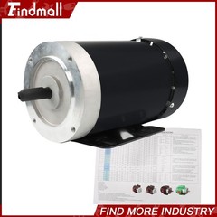 2 HP General Electric Motor 3 Phase 56C Frame 1800 RPM TEFC 230 / 460 Volt New