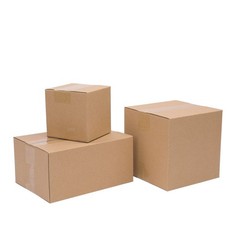100Pcs 6x6x6″ Packaging Transporting Corrugated Cardboard Paper Shipping Boxes