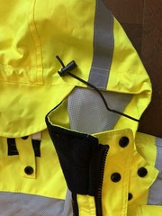 VizLife HV 267 Hi-Vis Yellow/Gray Reflective Hooded Jacket ANSI/ISEA 4XL