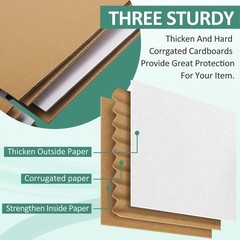 Eupako 30 Pack Small Shipping Boxes 6x4x4 & 9x6x4 & 10x7x5 Inches, White