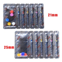 6pcs Dental NiTi Super Files Rotary Tip Endodontic Endo Motor Root Canal 21/25MM