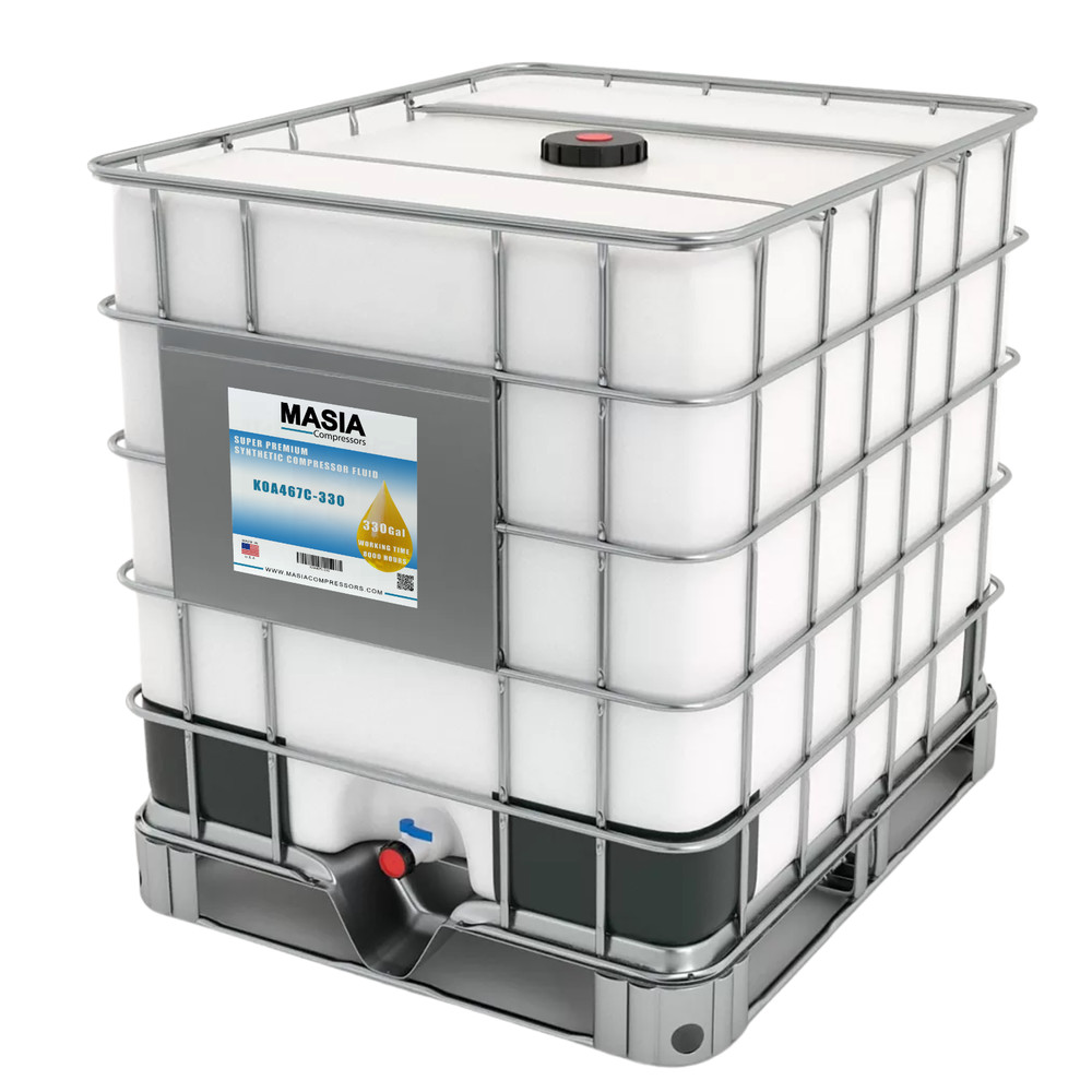 Kaeser S-460 Oil, 330-Gal Tote, 8000 Hours, PAO Base (9.5409.1, S-460-55)