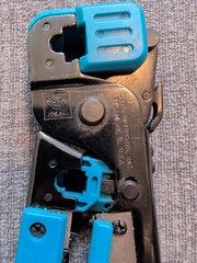 IDEAL Telemaster 30-496 RJ11 RJ45 Crimp Tool Cut Strip Crimp Network Cable