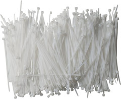 Zip Ties 4 inch 1000 pcs Cable Zip Ties with 18 Pounds Tensile Strength, White C