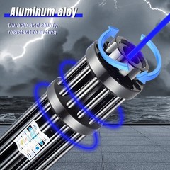 New 450nm Blue Laser Pointer Pen Visible Beam Light Zoom Focus Lazer US