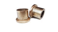 2pc, 1/2 x 3/4 x 3/4 x1 x1/8 Bronze Flange Bushing, AMERICAN BRONZE, Made In USA