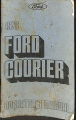 1976 Ford Courier Operator’s Manual First Printing Ford Canada Service