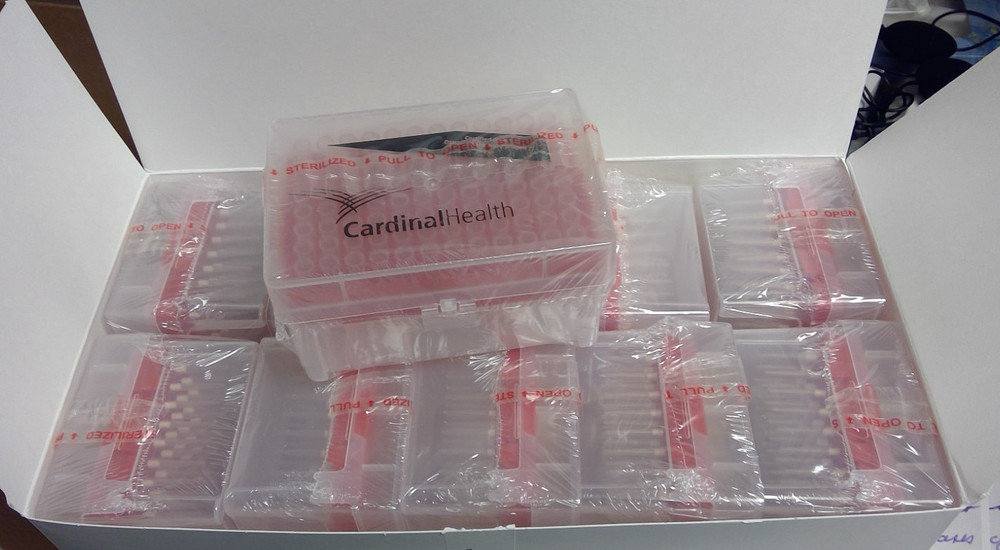Cardinal Health Filtered Pipette Tips, CRTF-113-20, 2-20 ul, 960/Box, Sterile