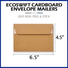 eBay Standard Envelope 6.5×4.5 Photo Cardboard Mailer 25 50 100 250 500 Bulk
