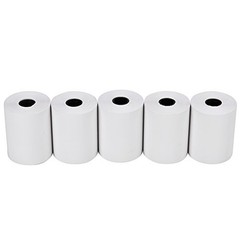 Thermal Receipt Paper Rolls 3-1/8 x 230ft 10 Pack POS Register Paper Red End