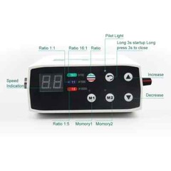 Dental Electric Micromotor Motor 1:5 Handpiece with Water Tank Portable Practice